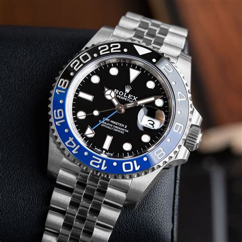 rolex blue black batman|rolex batman 2023 price.